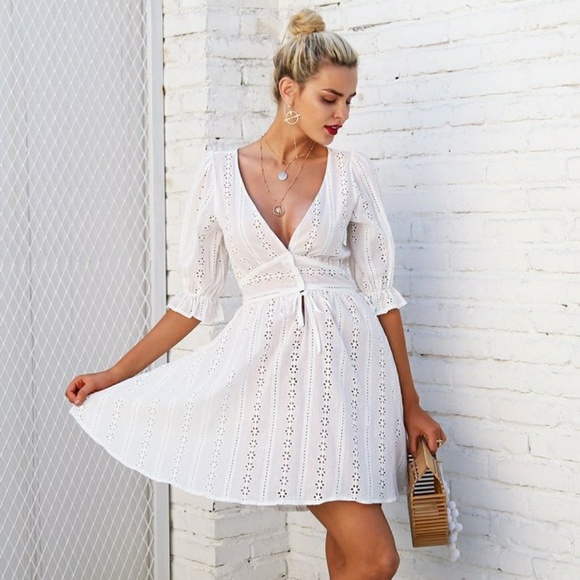 White dress NEW - Picture 2 of 4